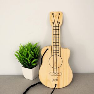 Sensory Toy Guitar without Strings for Silent Imaginative Play