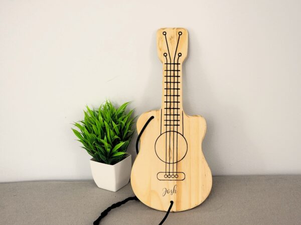 Sensory Toy Guitar without Strings for Silent Imaginative Play