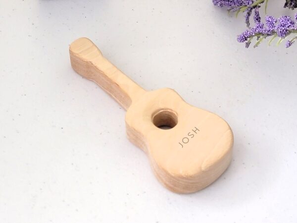 Soothing Guitar Teether made of Maple Hardwood - Image 7
