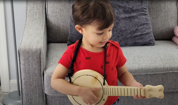 Sensory Toy Banjo with Strings for Imaginative Play - Image 5