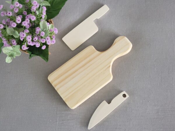 Sensory Toy - Cutting board with Knifes for Toddlers - Image 2
