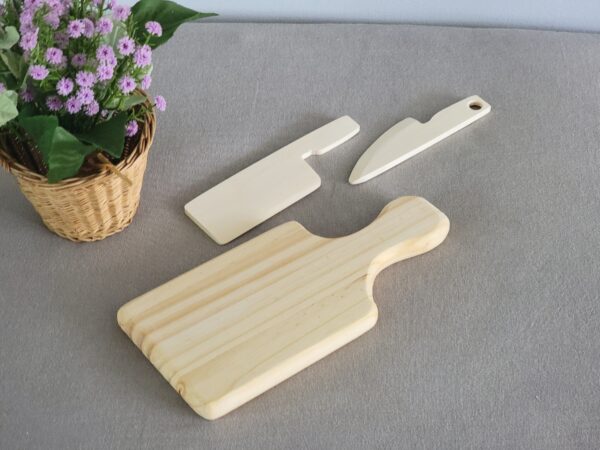 Sensory Toy - Cutting board with Knifes for Toddlers - Image 3