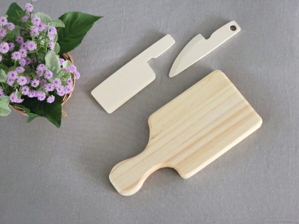 Sensory Toy - Cutting board with Knifes for Toddlers - Image 10